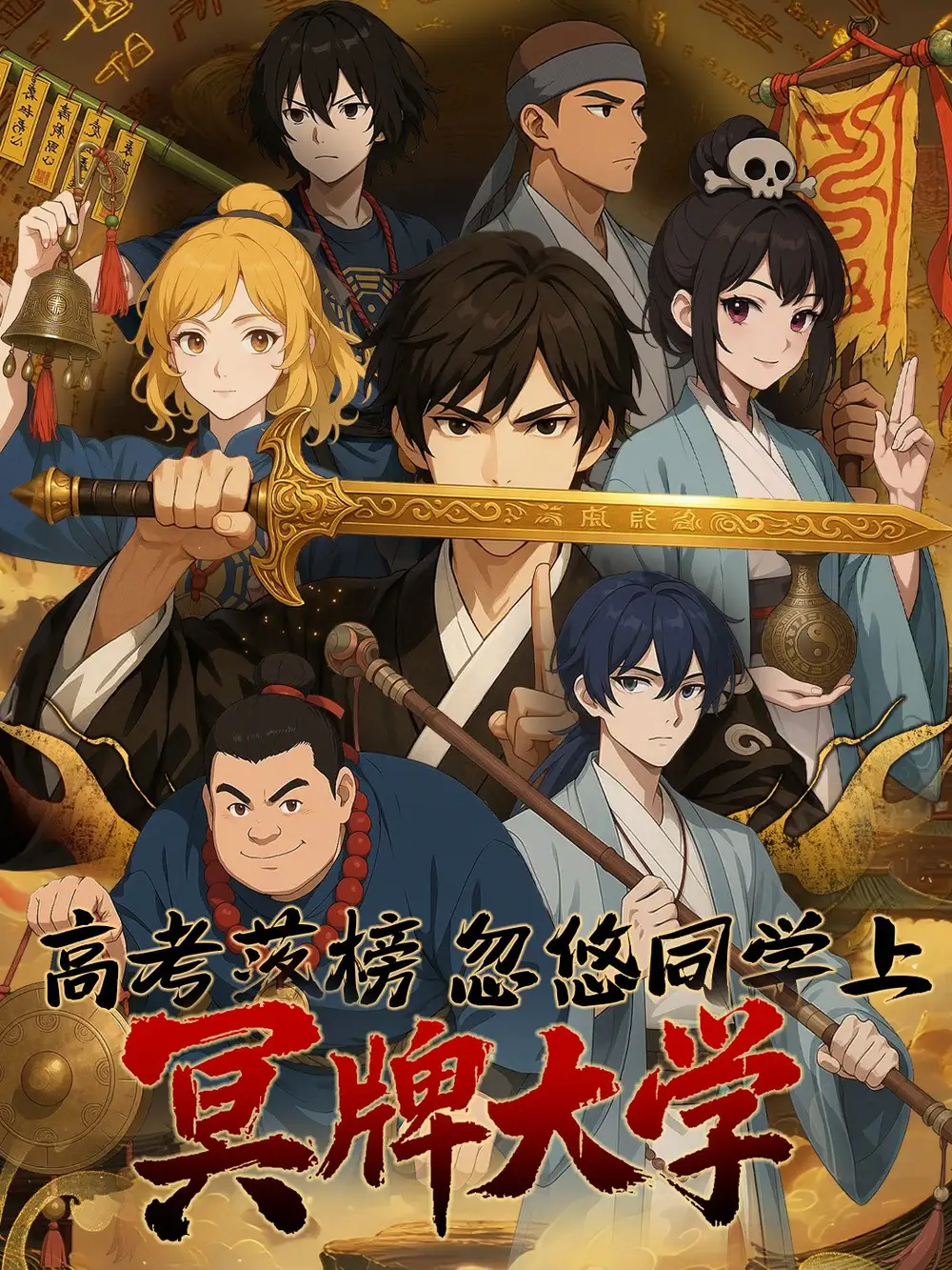 短剧《高考落榜忽悠同学上冥牌大学》高清全集免费在线观看