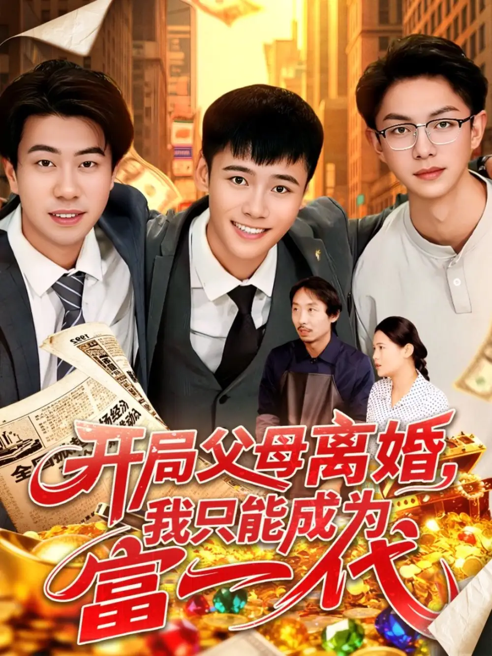 短剧《开局父母离婚，我只能成为富一代》高清全集免费在线观看