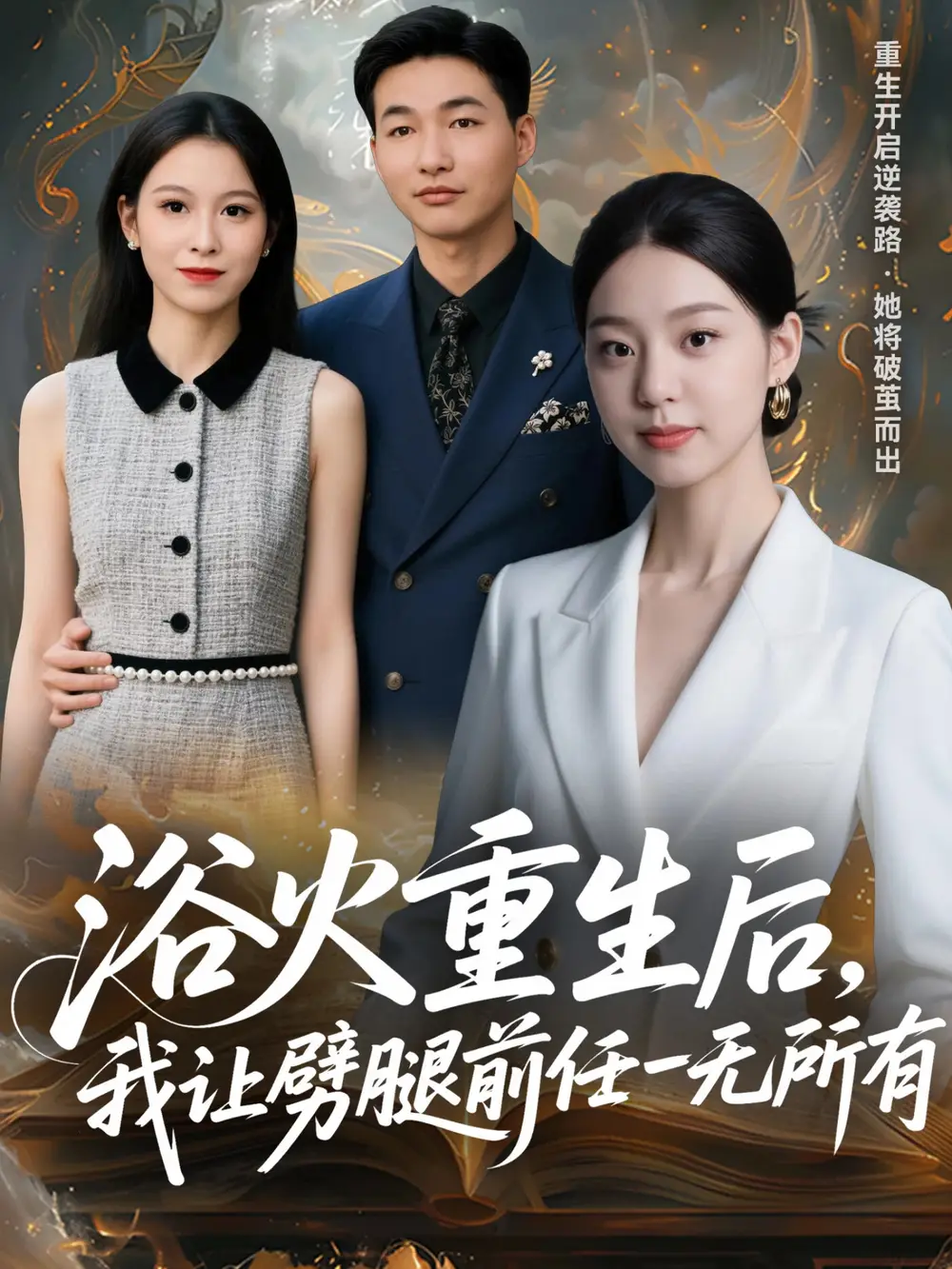 短剧《浴火重生后，我让劈腿前任一无所有＆甩掉前任后，我涅槃重生了》高清全集免费在线观看