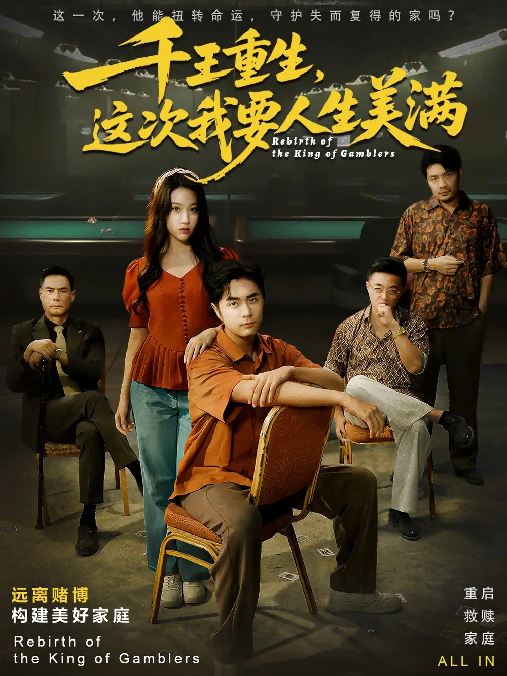 短剧《千王重生，这次我要人生美满＆重回九零：掌牌局护妻女》高清全集免费在线观看